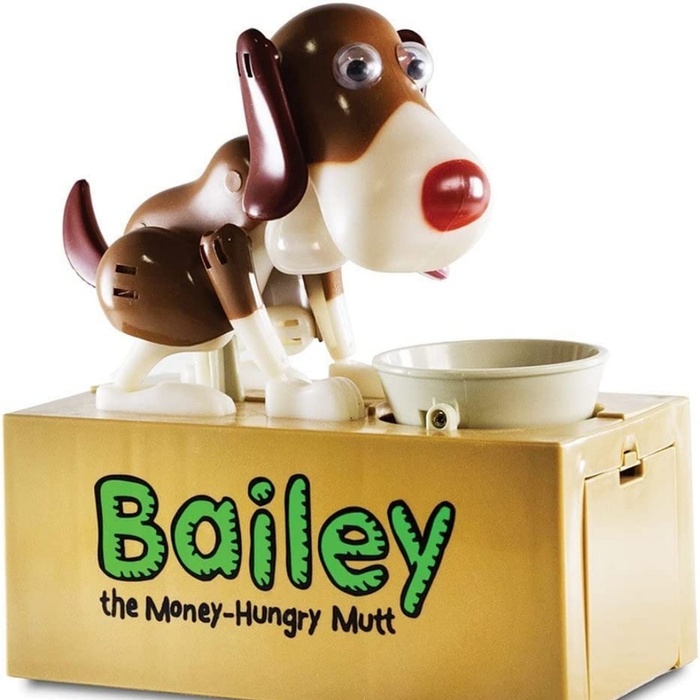 Dog Mechanical Piggy Bank- Watch Him Eat Your Coins